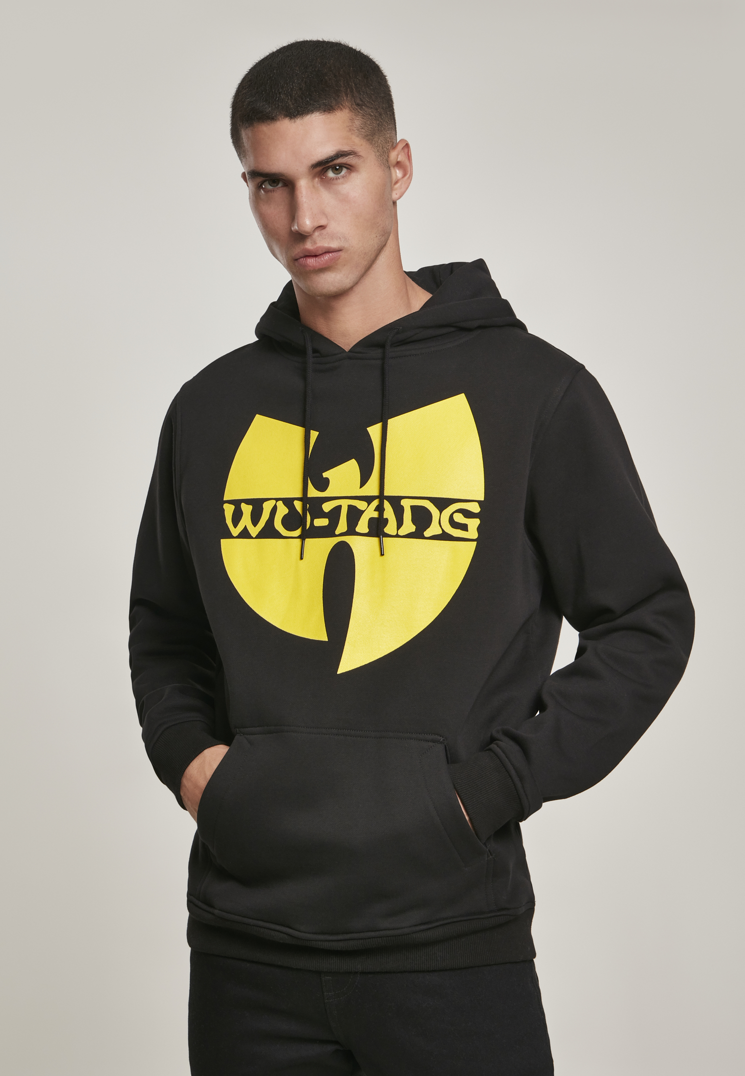 Levně Wu-Wear Logo Hoody černá