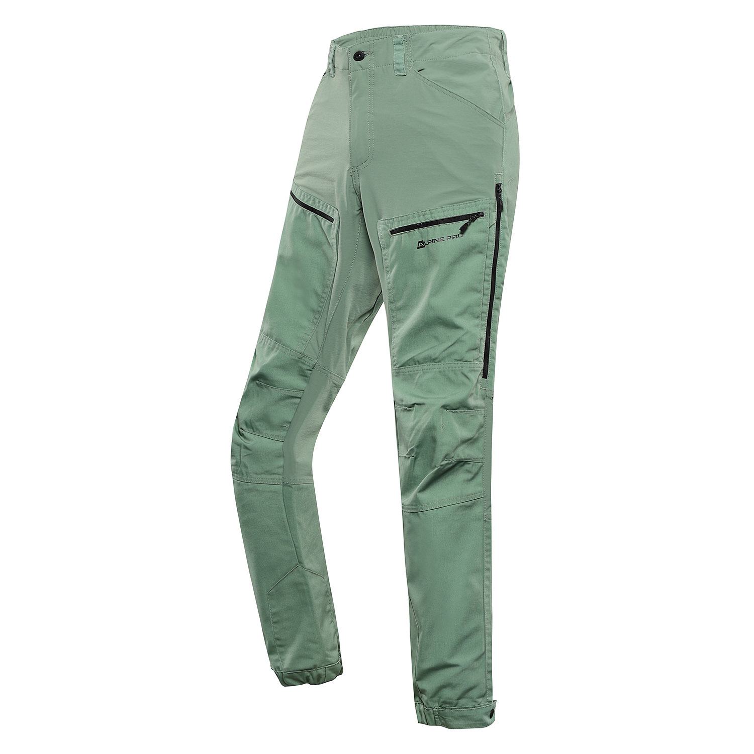 Men's outdoor pants with pockets ALPINE PRO ZARM loden frost