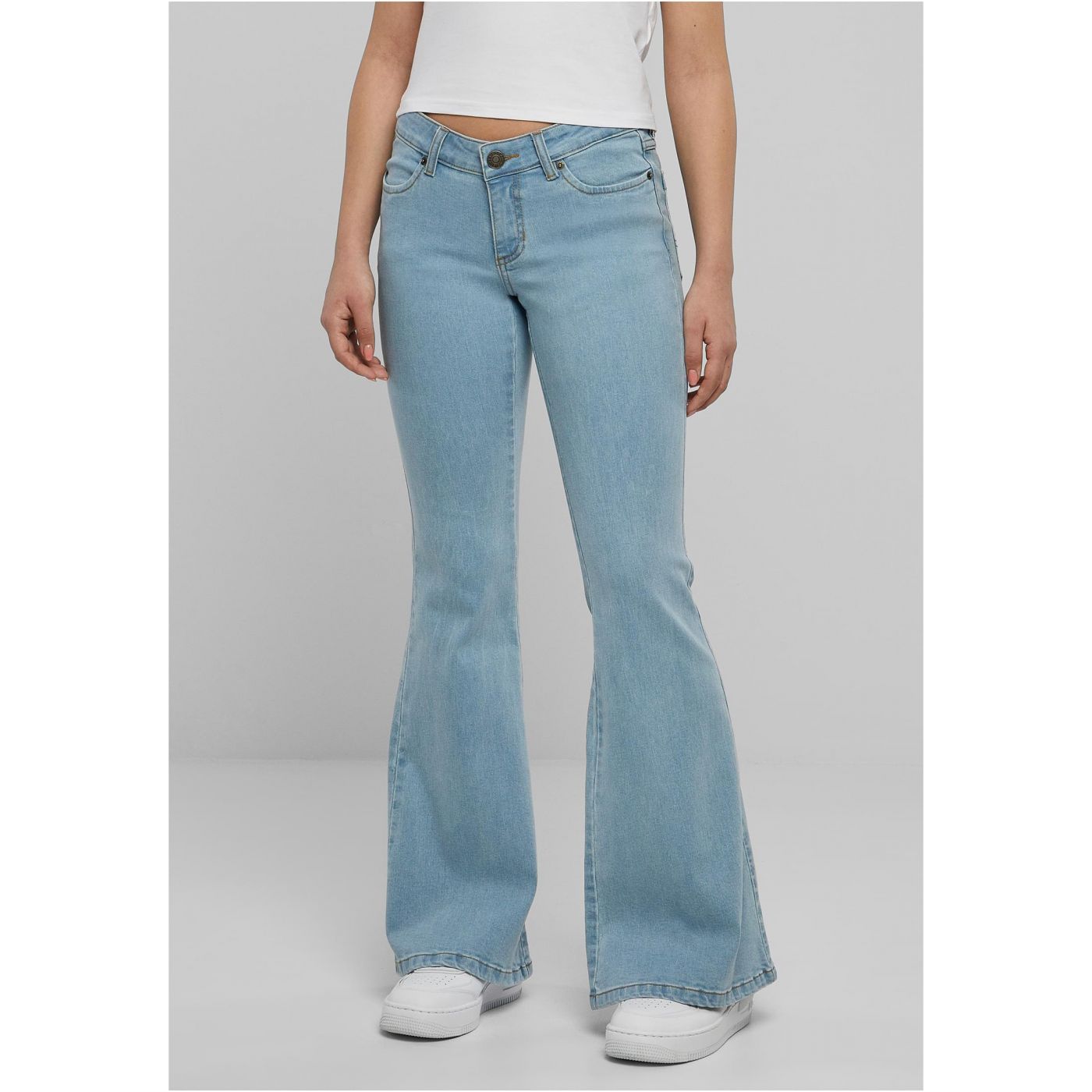 Women's Bell Bottoms Jeans - Blue