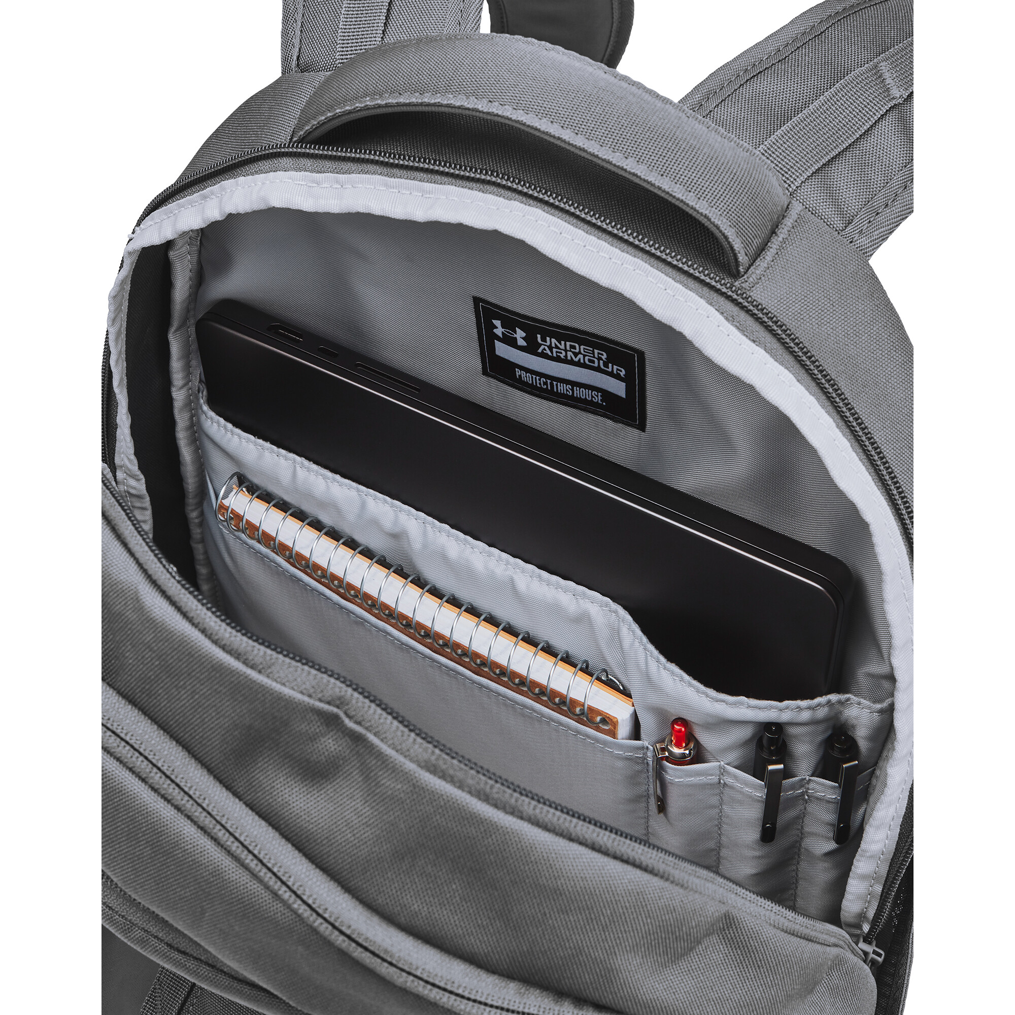 UA Hustle 6.0 Backpack-GRY