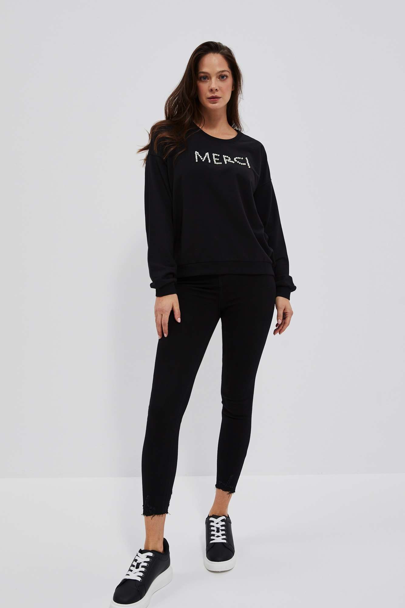 Sweatshirt with inscription