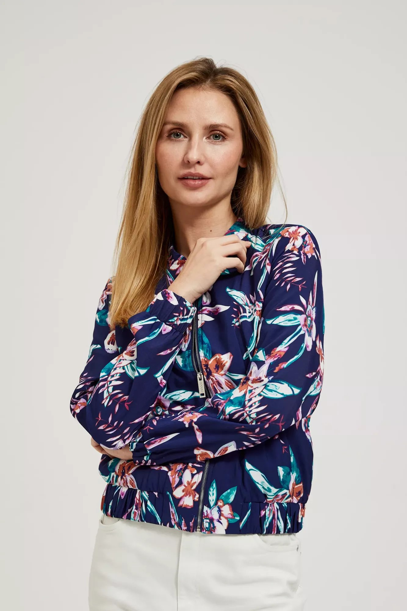 Marisse Women's Jacket L-Ku-4316 Navy