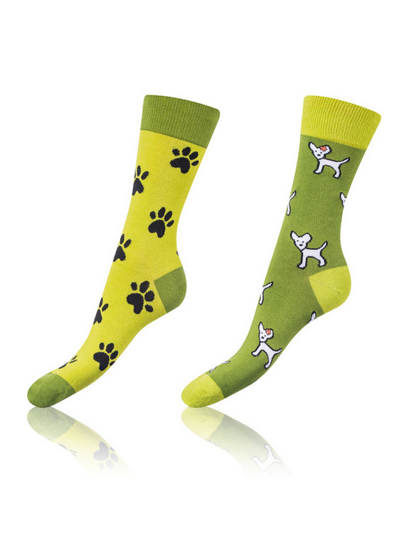 4PACK șosete nebun Bellinda multicolore (BE481044-006)