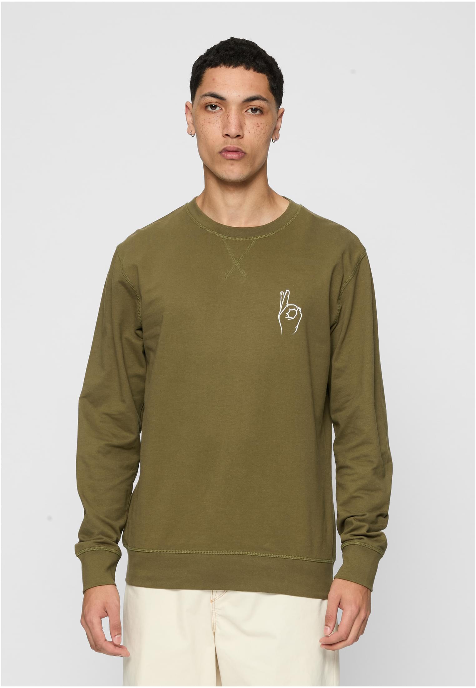 Easy Sign Crewneck Olive