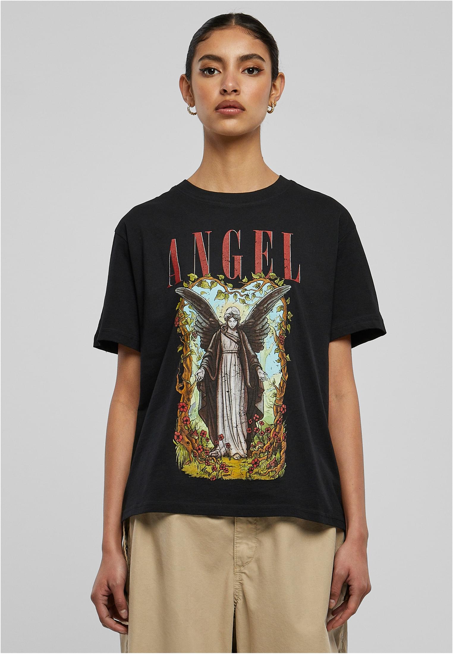 Women's T-shirt Angel Black