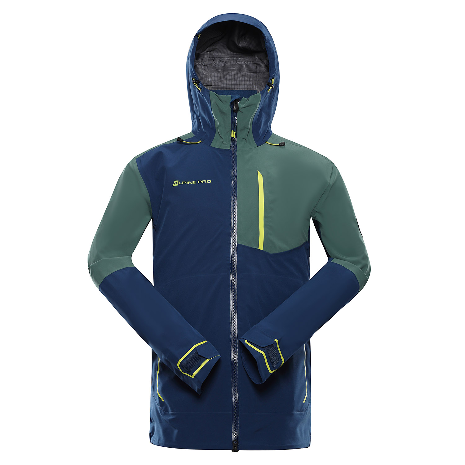 Men’s jacket with ptx membrane ALPINE PRO GOR myrtle