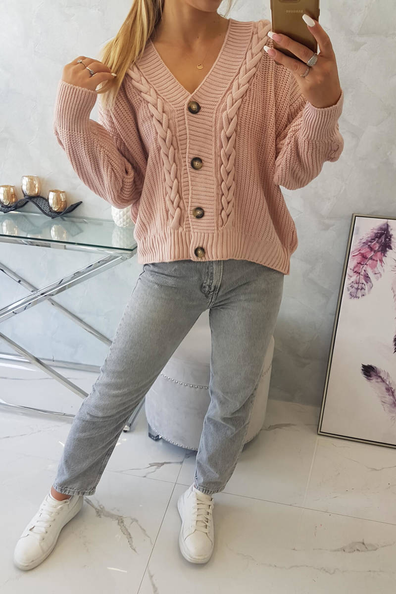 buttoned-sweater-with-a-decorative-braid-powdered-pink