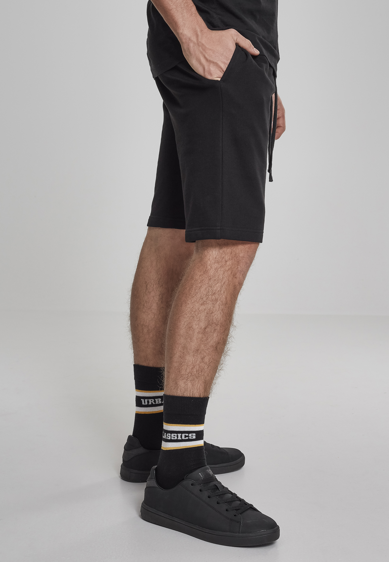 Men's Basic Sweat Shorts - Black