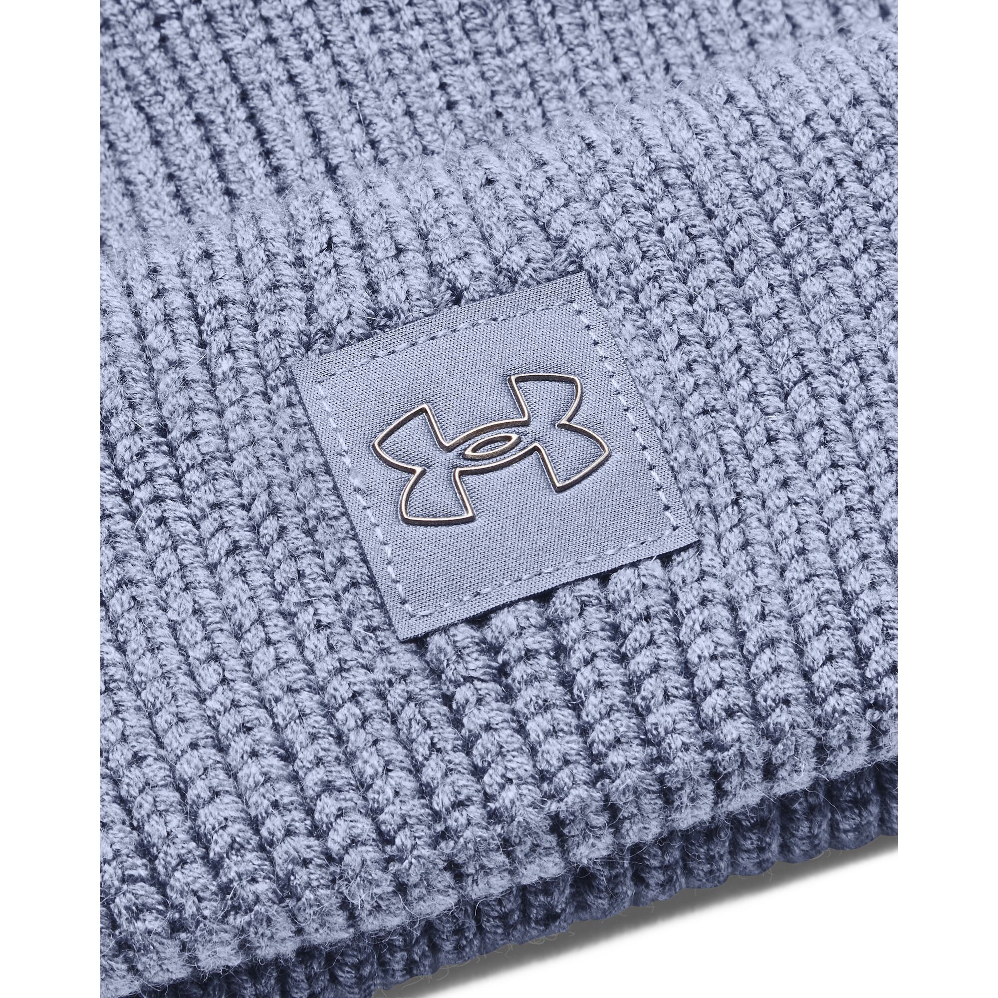 Women's knitted beanie Under Armour Halftime Ribbed Pom