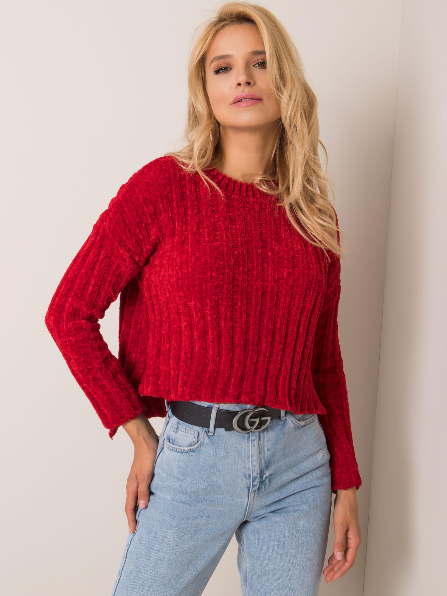 Sweater-19-SW-4557.60-dark Red