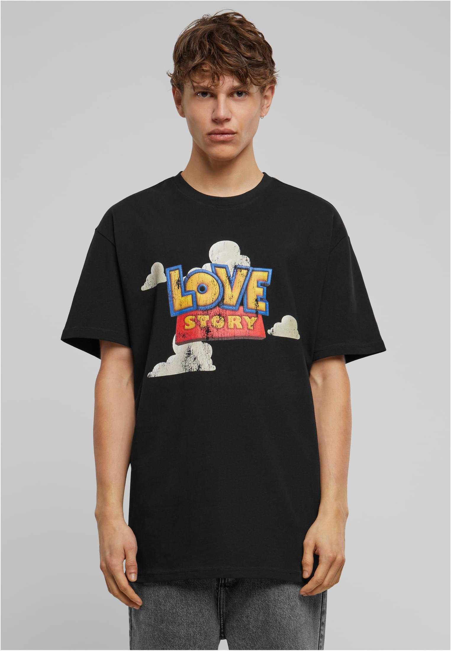 Men's T-shirt Love Story Black