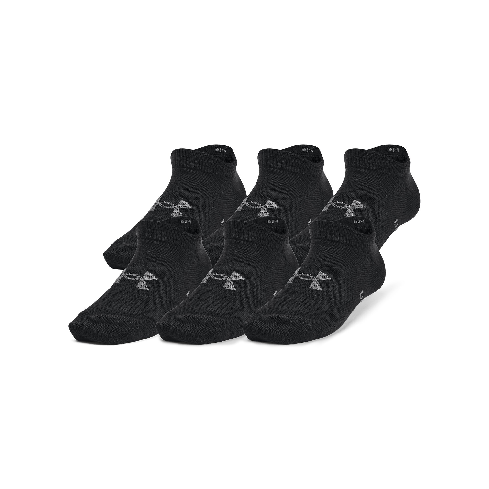 Ponožky Under Armour UA Yth Essential No Show 6pk - černá