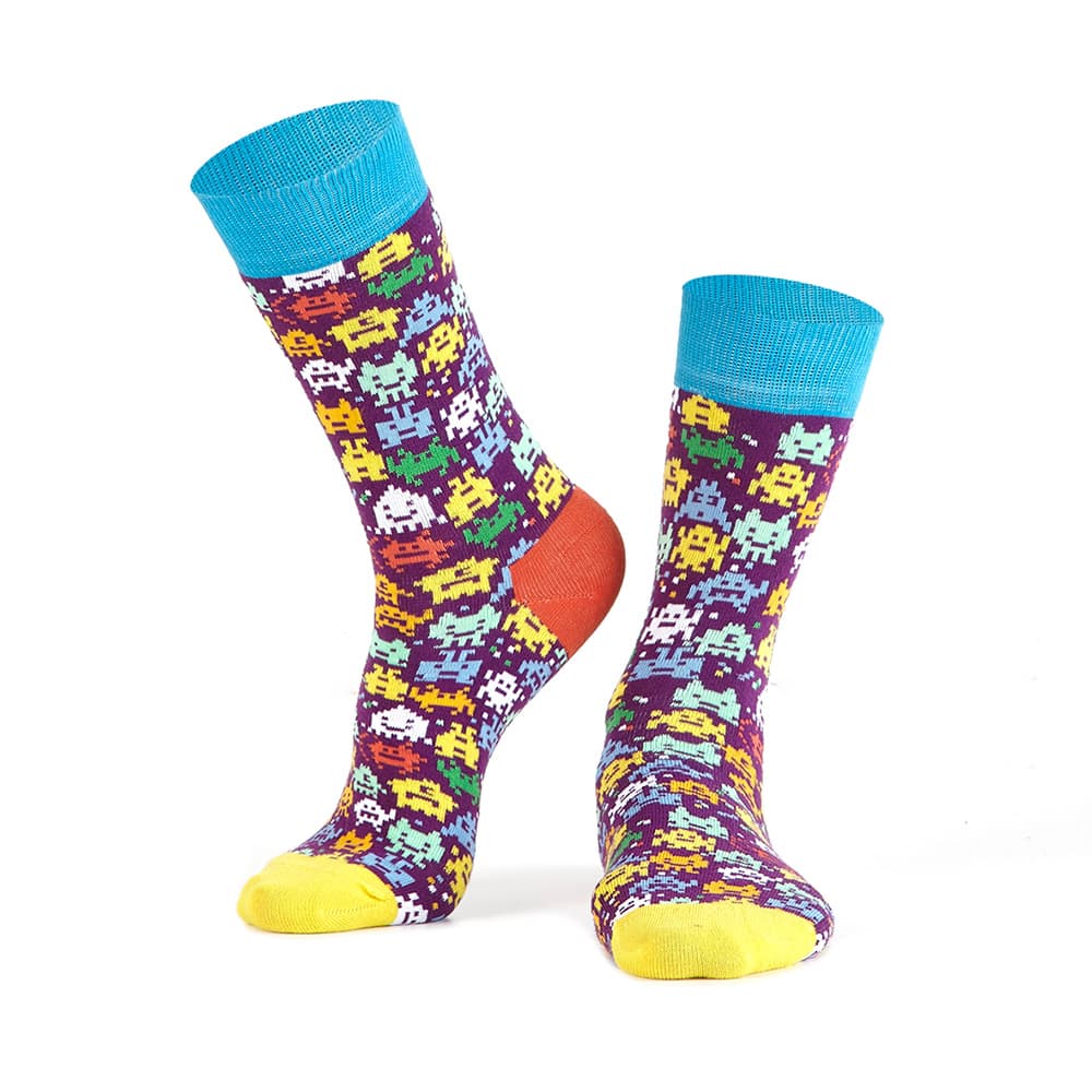 Levně Dámské ponožky s barevnými vzory