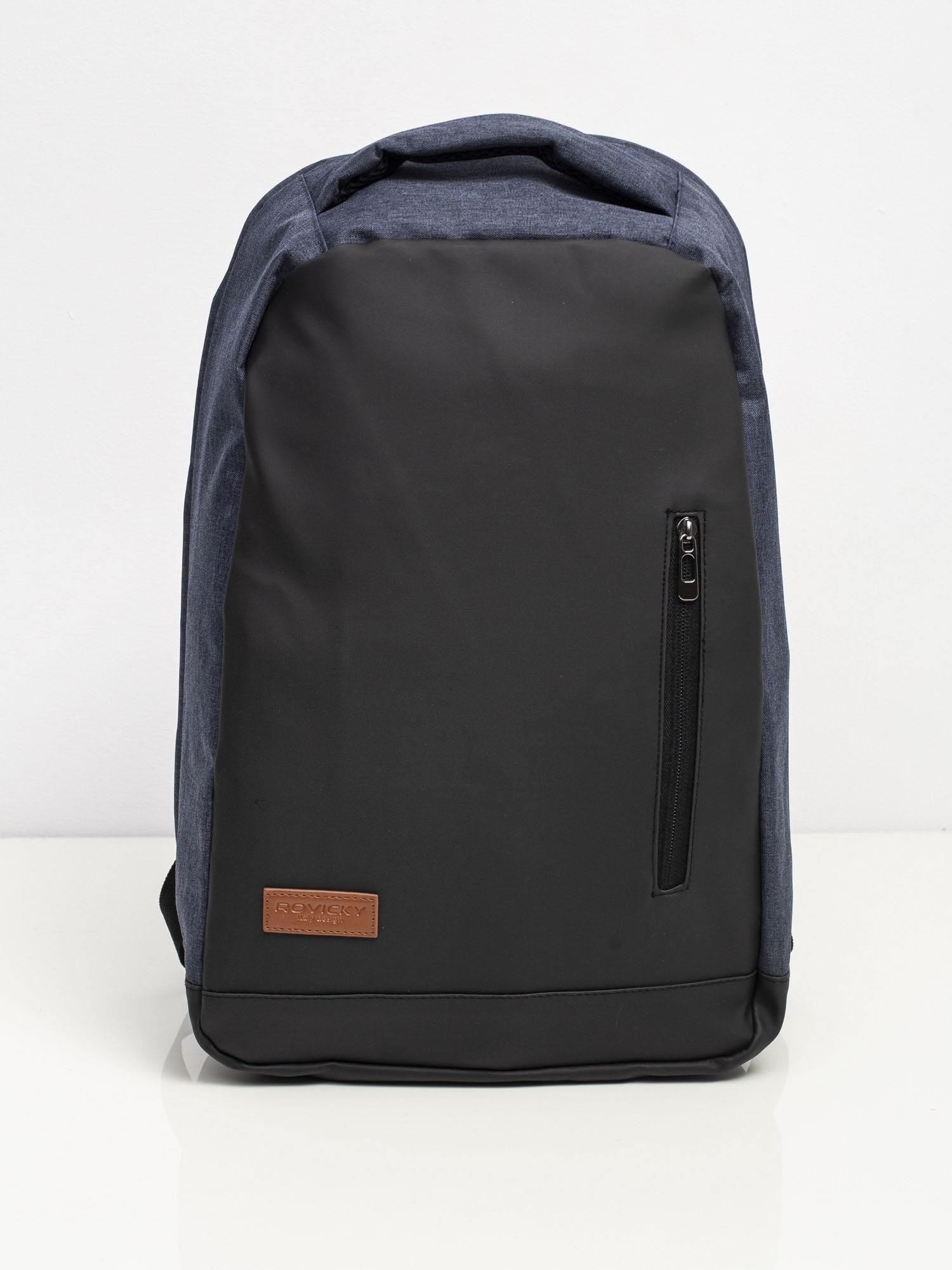 Dark blue laptop backpack