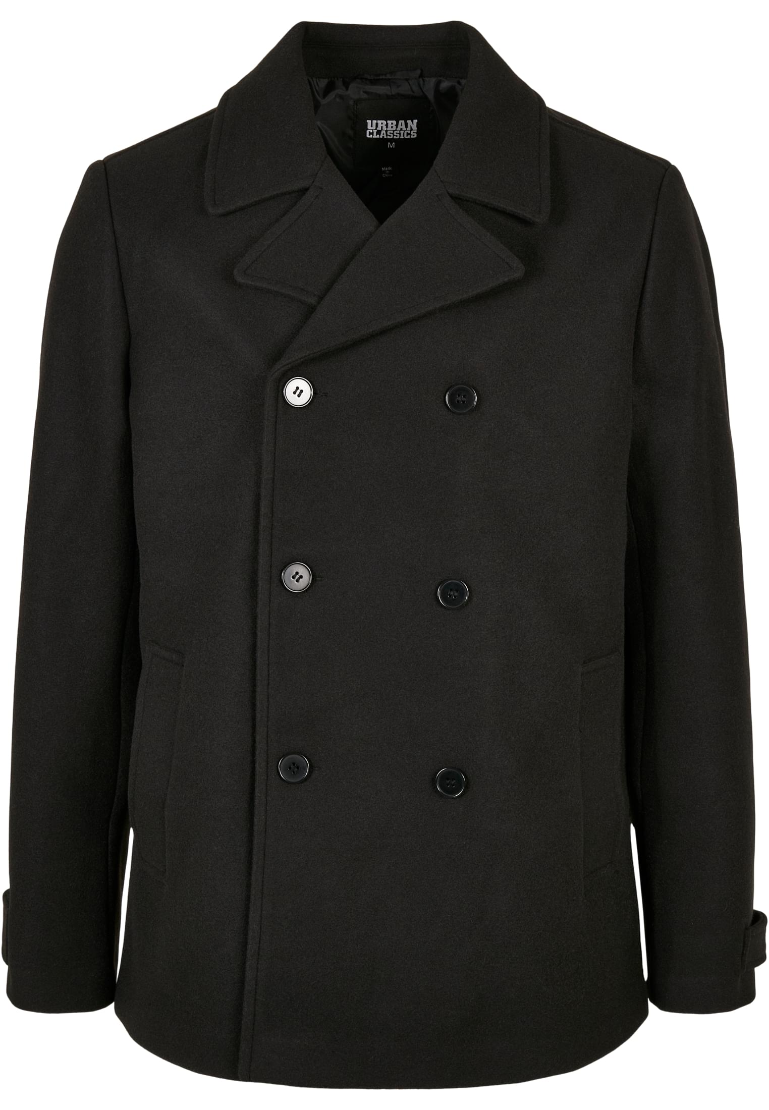 Classic Black Pea Coat