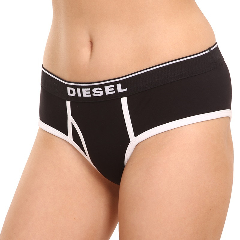 3PACK femei's chiloti Diesel negru (00SQZS-0EAUF-E4101)