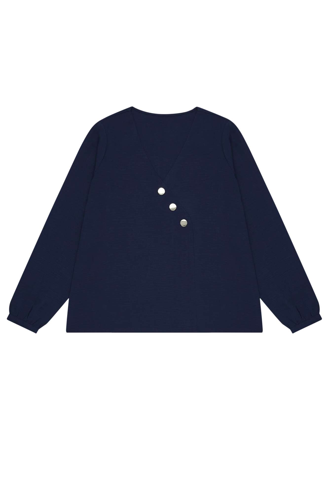 Shirt with decorative buttons