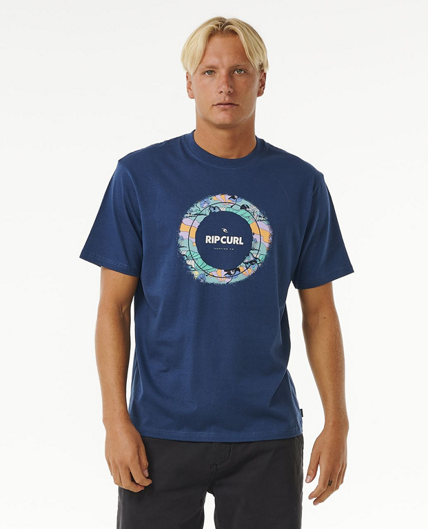 Rip Curl T-Shirt FILL ME UP TEE Washed Navy