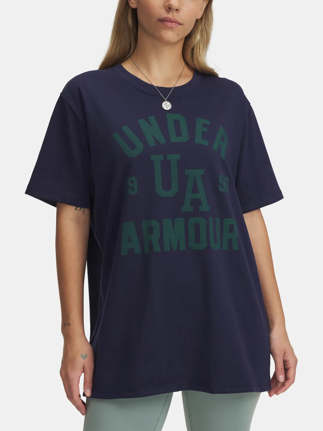 Womens T-shirt Under Armour HWT OS Collegiate SS