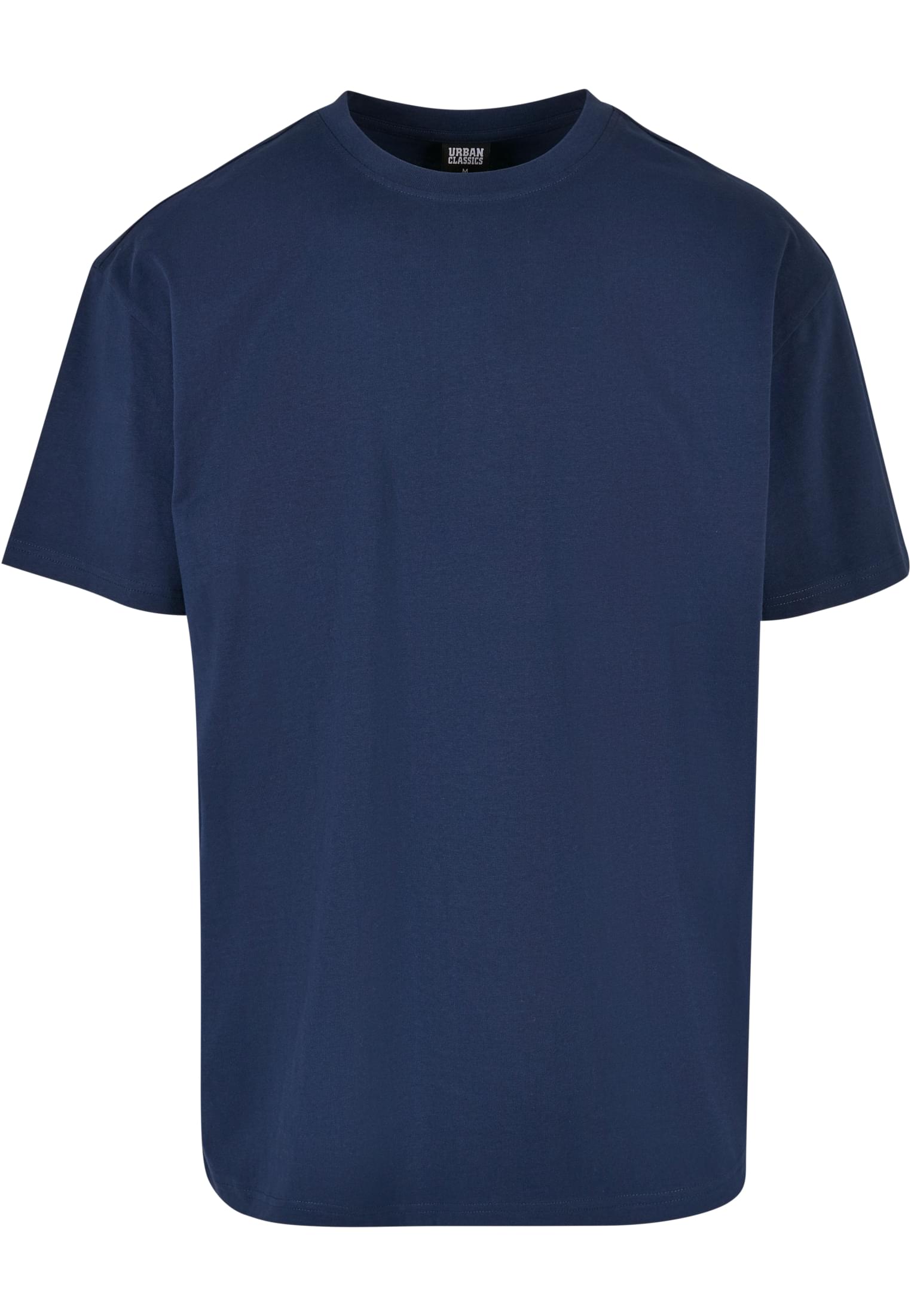 Heavy oversized T-shirt in dark blue color