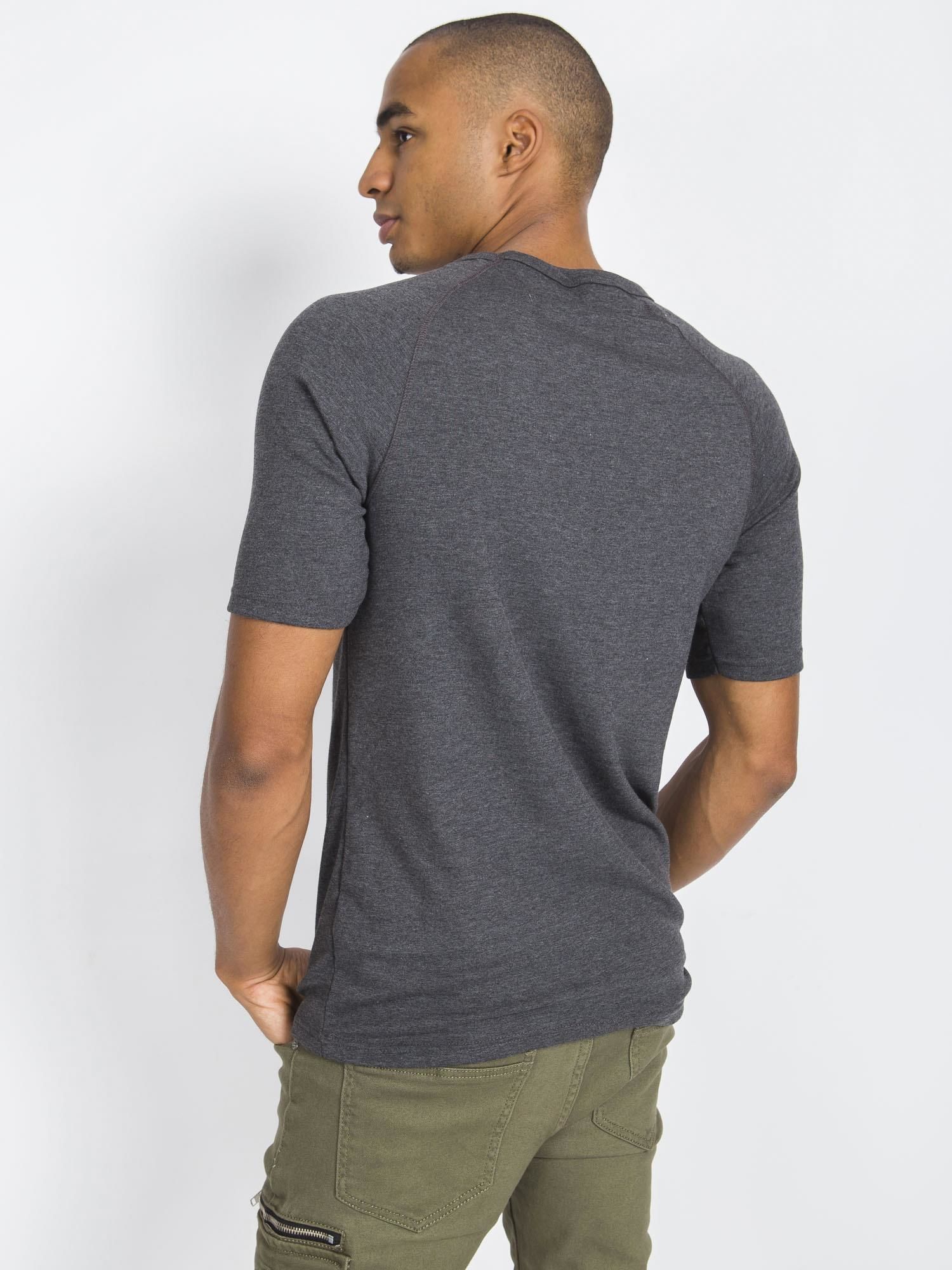 Tricou termic gri închis pentru bărbați