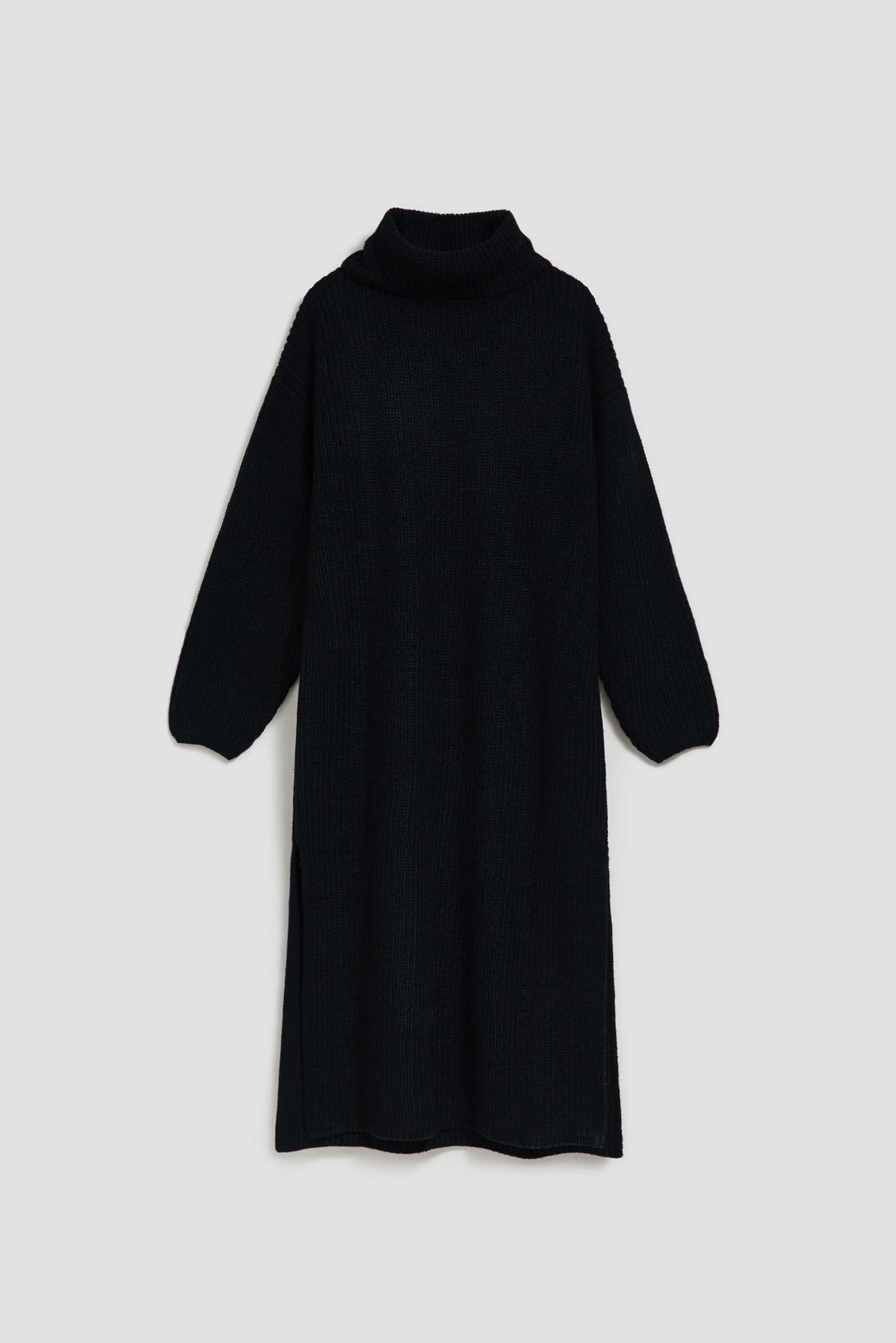 Marisse Black Turtleneck Sweater Dress
