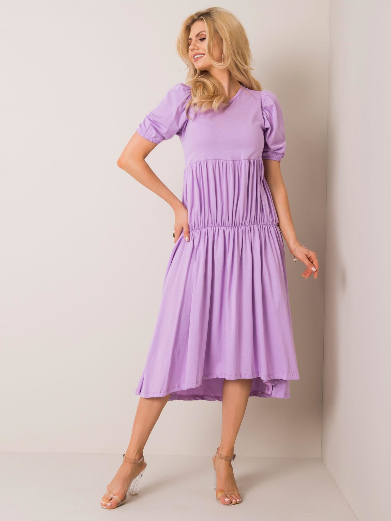 RUE PARIS Rochie midi liliac