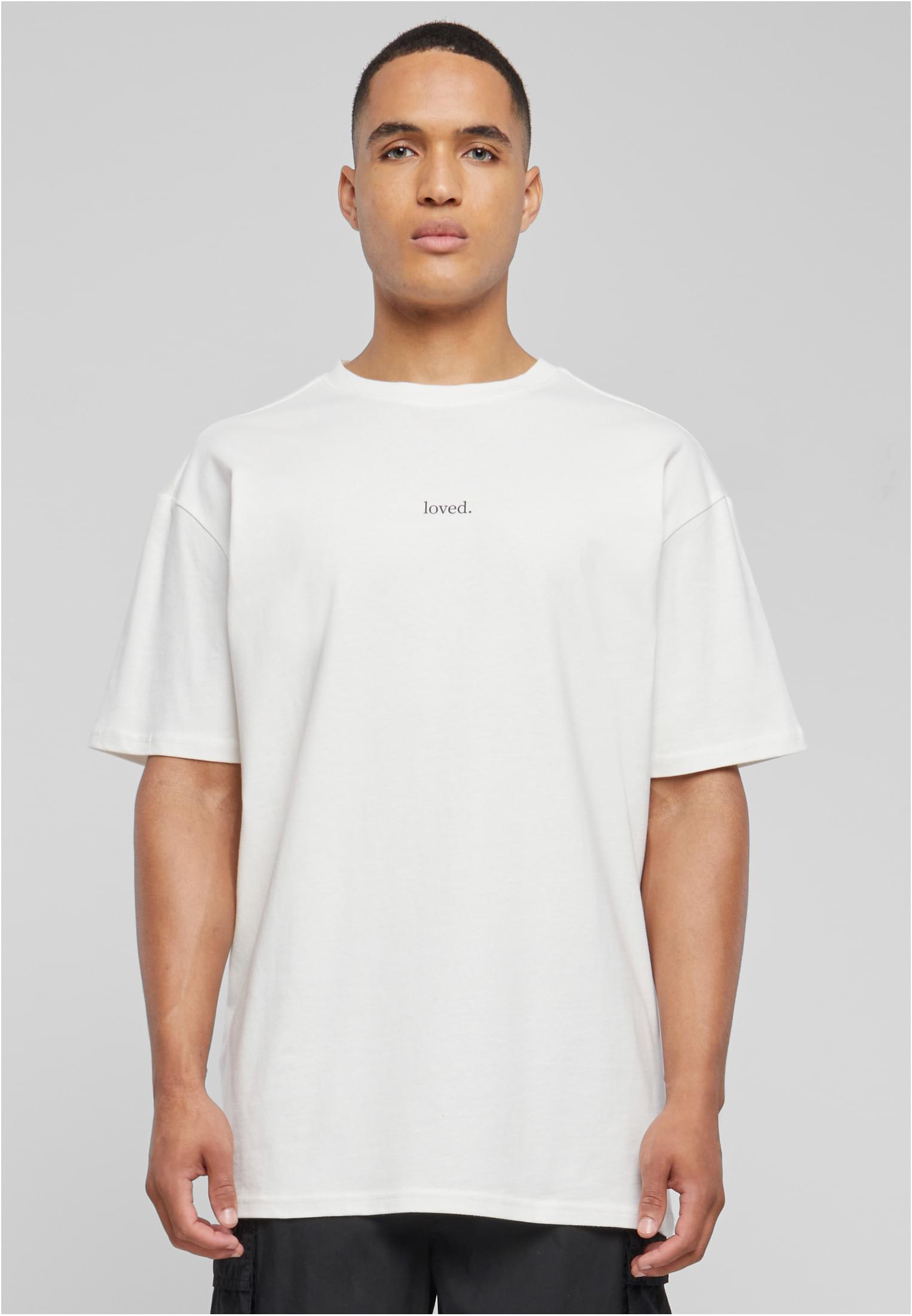Men's T-shirt Love Heavy Oversized - white