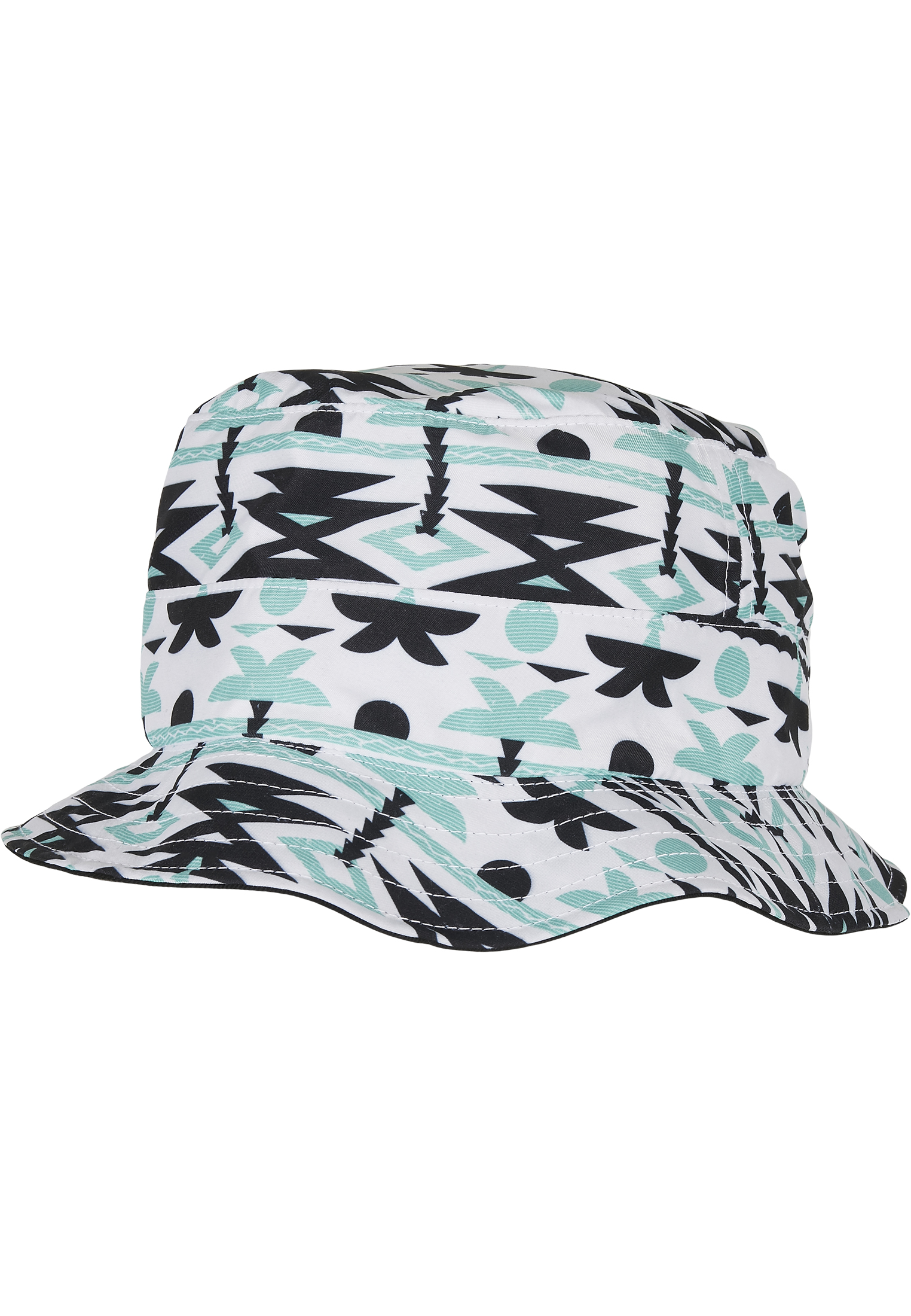 C&S WL Aztec Summer Reversible Bucket Hat Black/mc