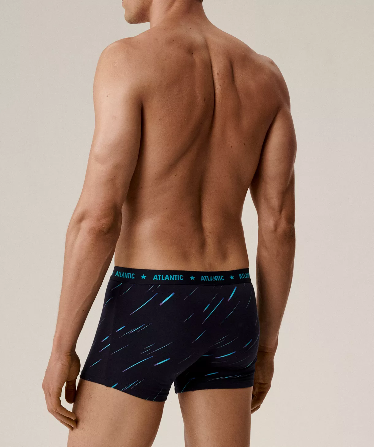 3-PACK Men&#039;s Boxer Shorts Atlantic