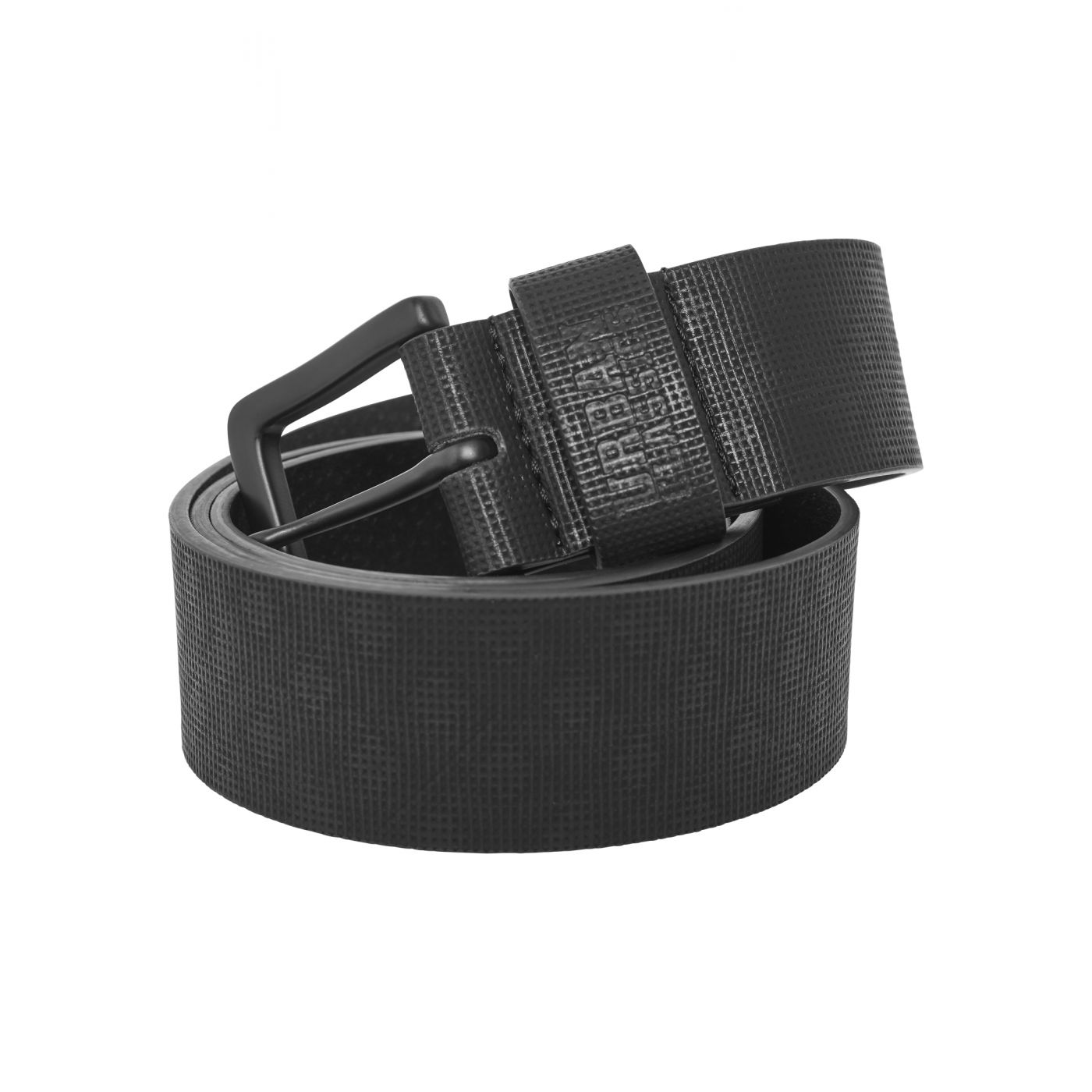 Faux Leather Strap In Black