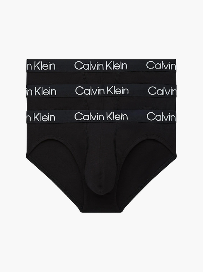 Levně 3PACK pánské slipy Calvin Klein černé