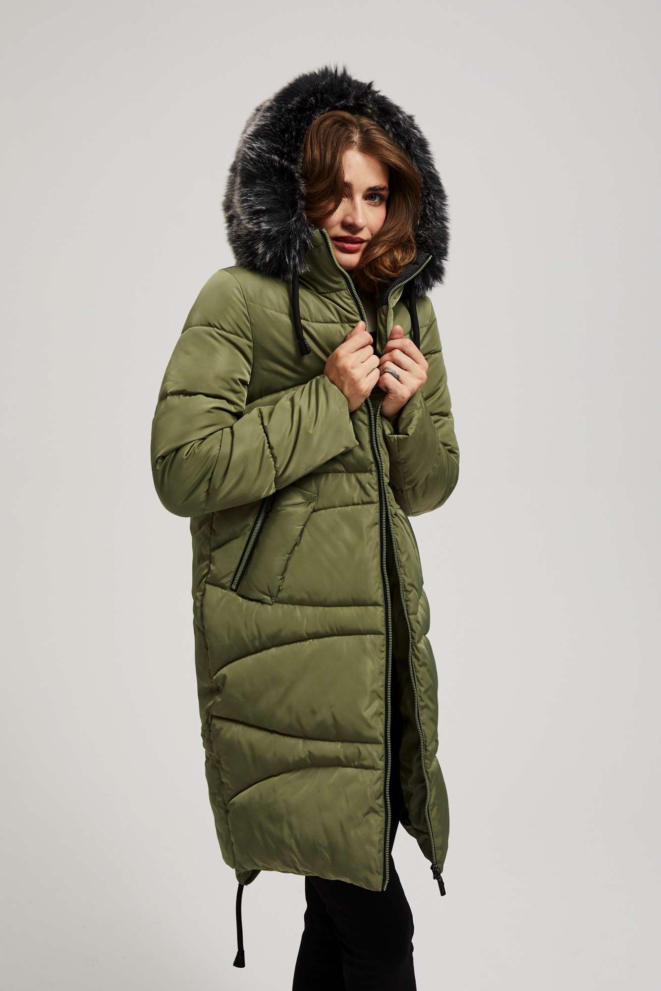 Marisse Quilted Jacket With A Warm Hood