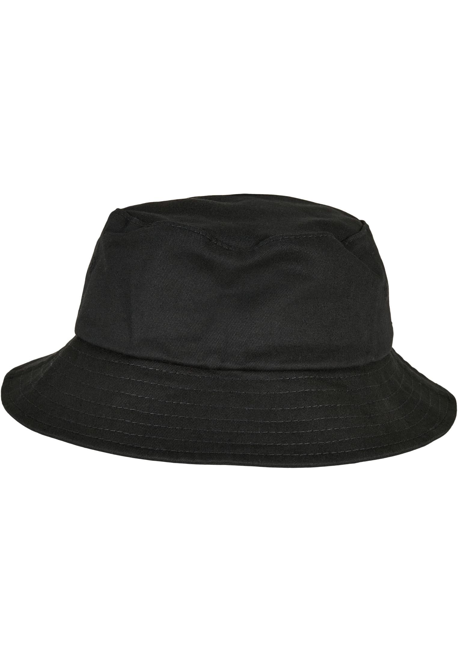 Children's Cap Flexfit Cotton Twill Bucket, Black