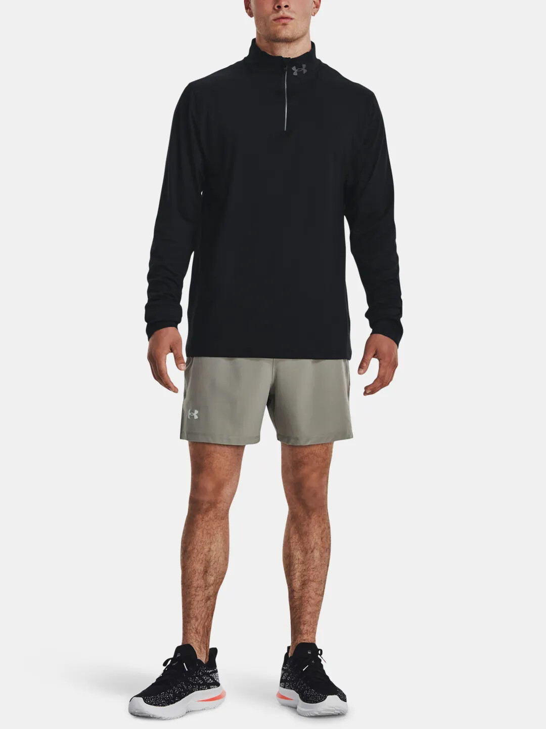 Pánské Tričko Under Armour QUALIFIER RUN 1/4 ZIP