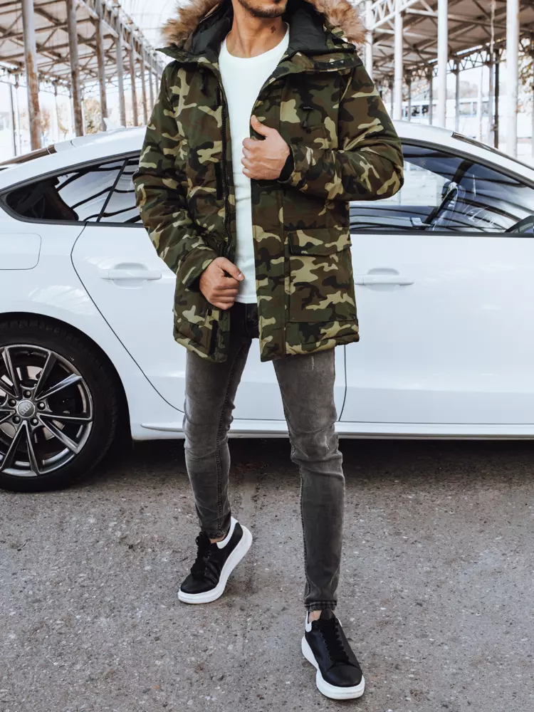 Men's Winter Camo Hooded Jacket Dstreet