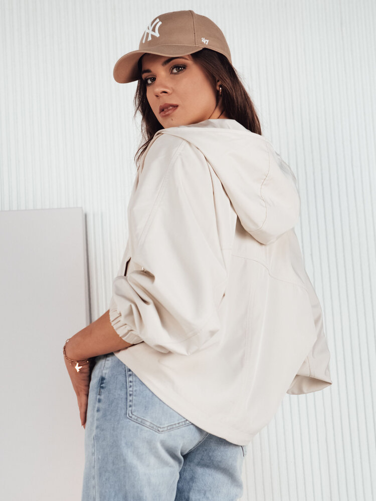 Kurtka damska oversize CATRAL kawowa Dstreet