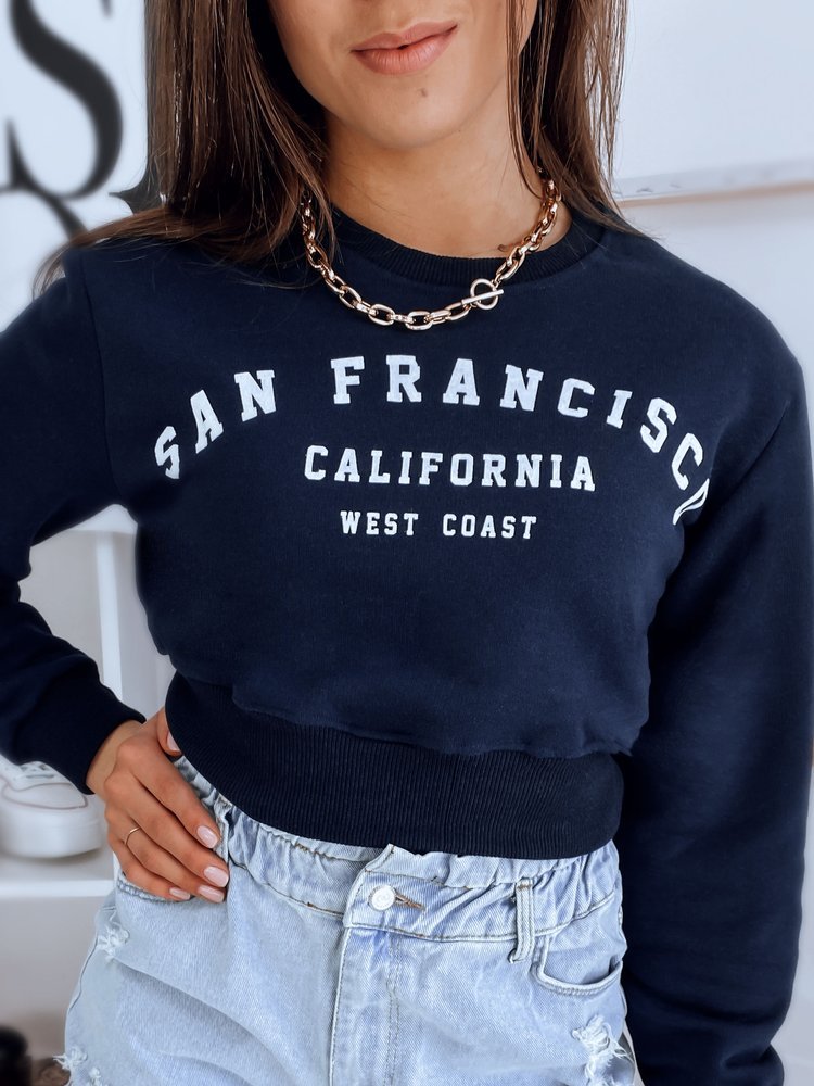 Bluza damska SAN FRANCISCO granatowa Dstreet