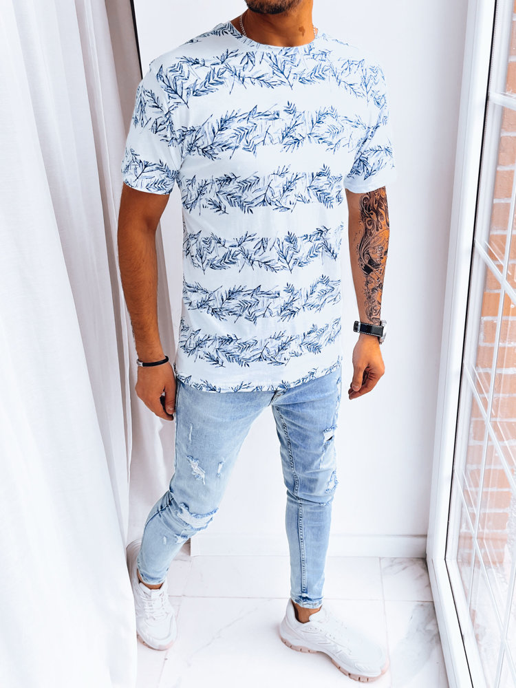 Men's T-shirt with white print Dstreet