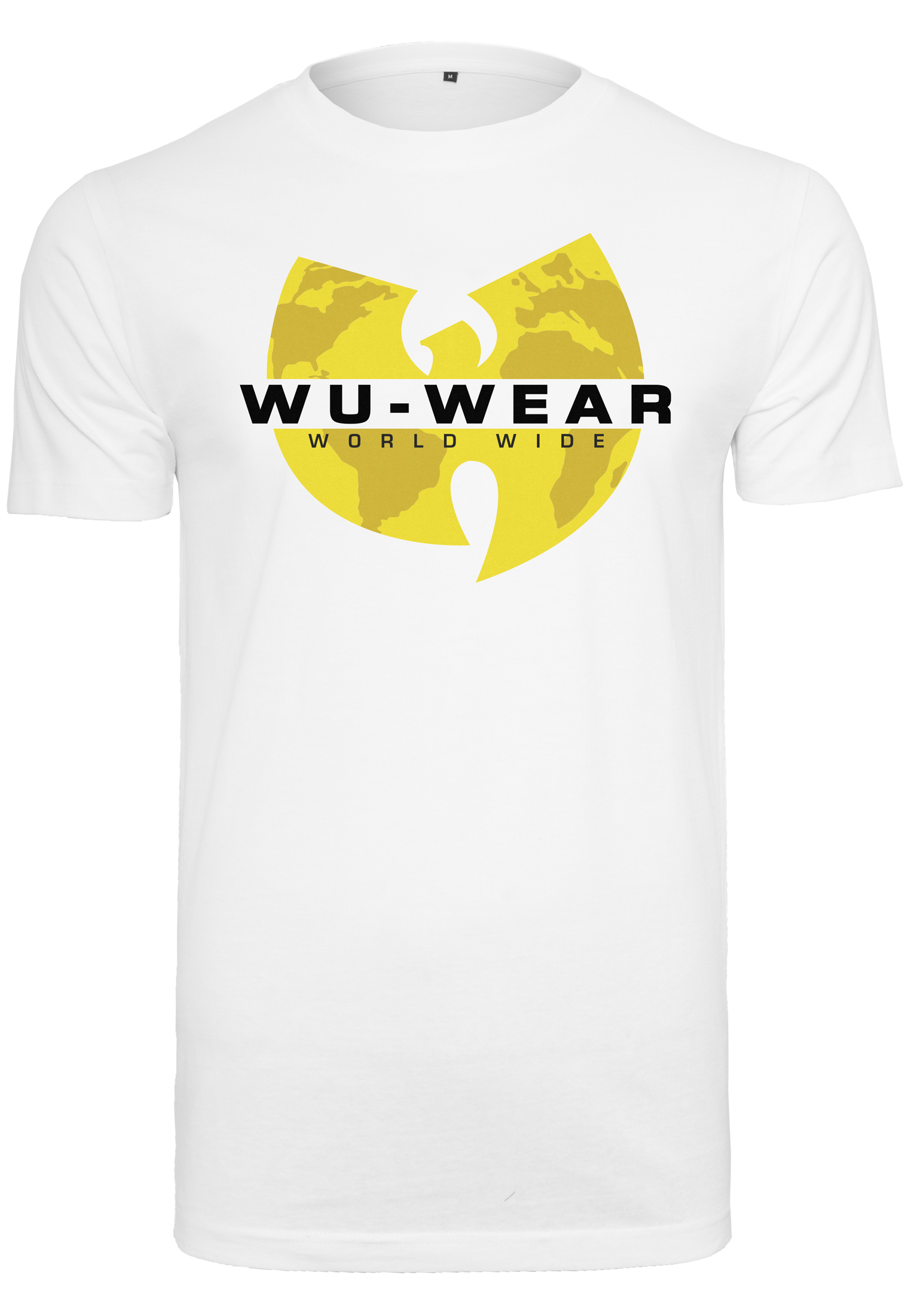 Levně Bílé tričko s logem Wu Wear