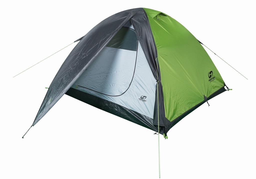 Hannah TYCOON 4 spring green/cloudy gray tent