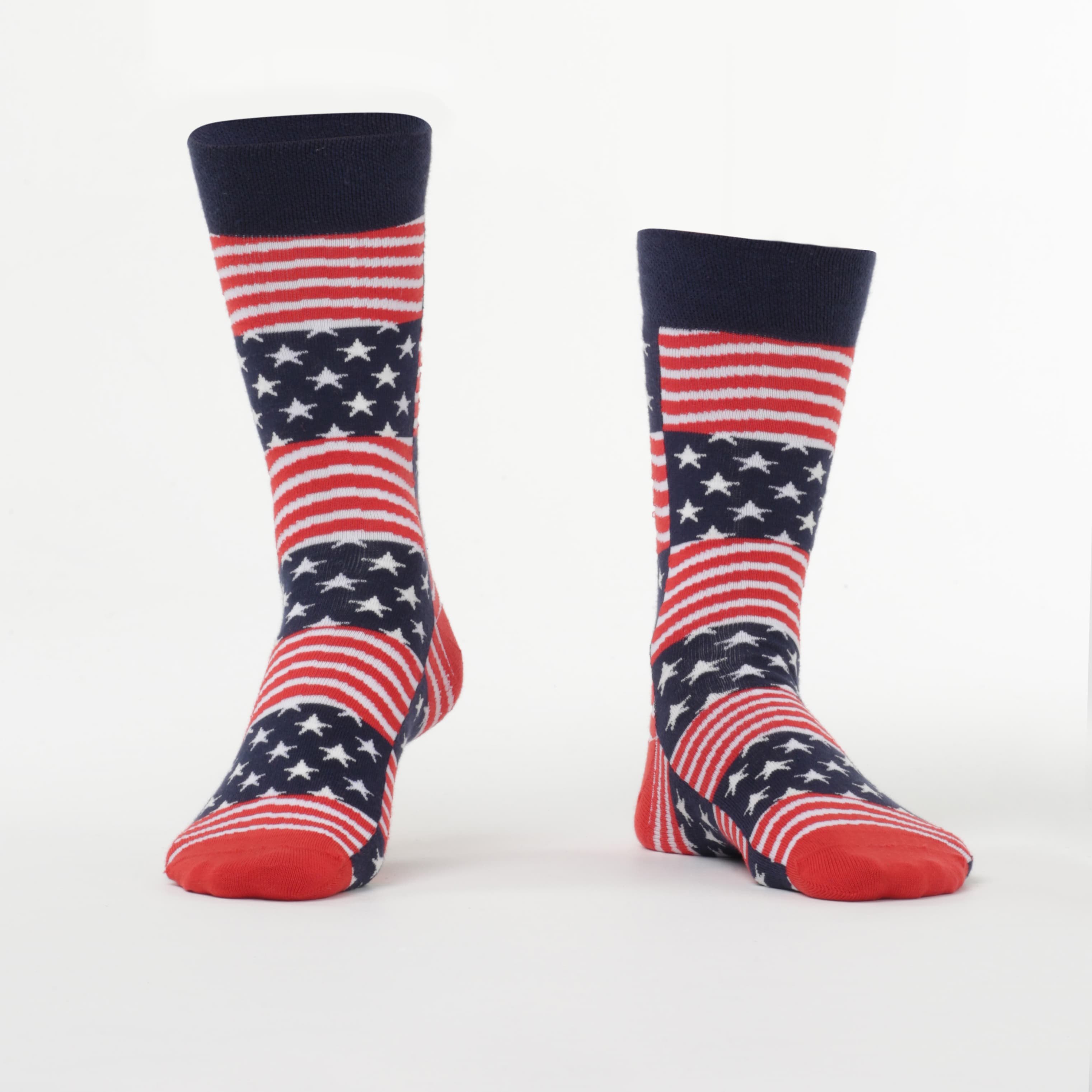 Levně Americké námořnictvo a červené pánské ponožky