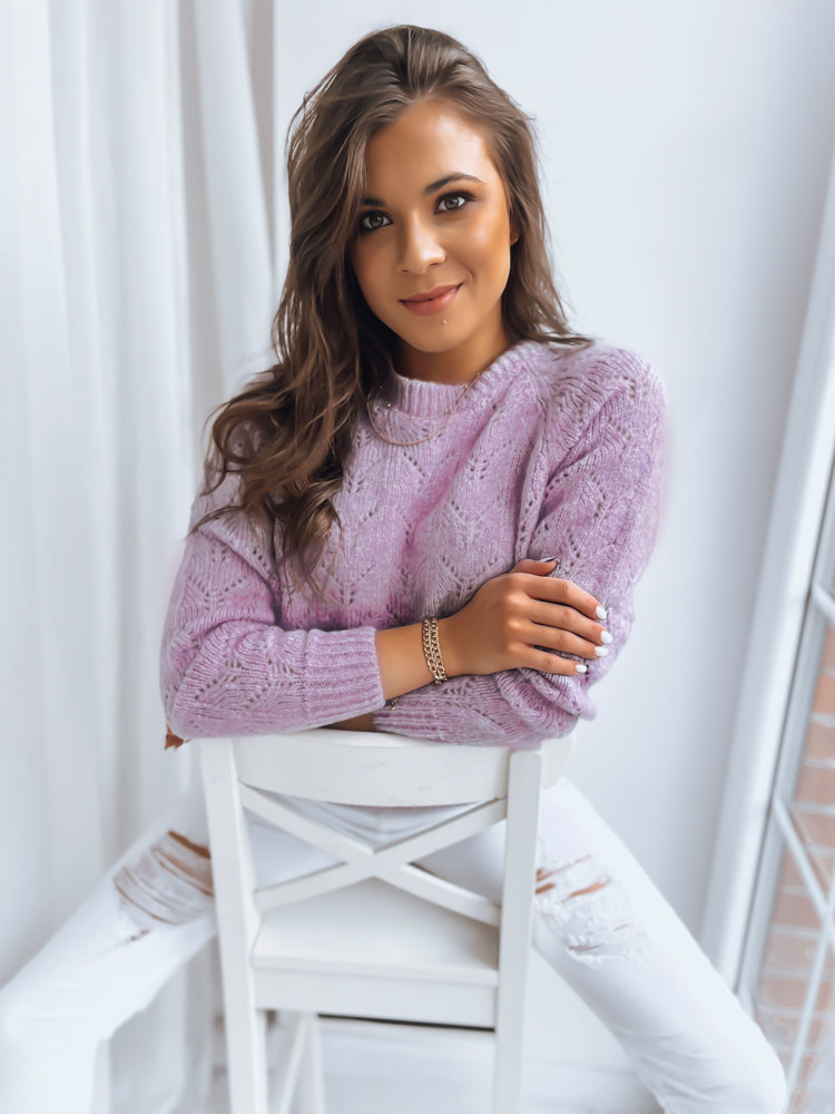 Women's sweater ALCAMO lilac Dstreet