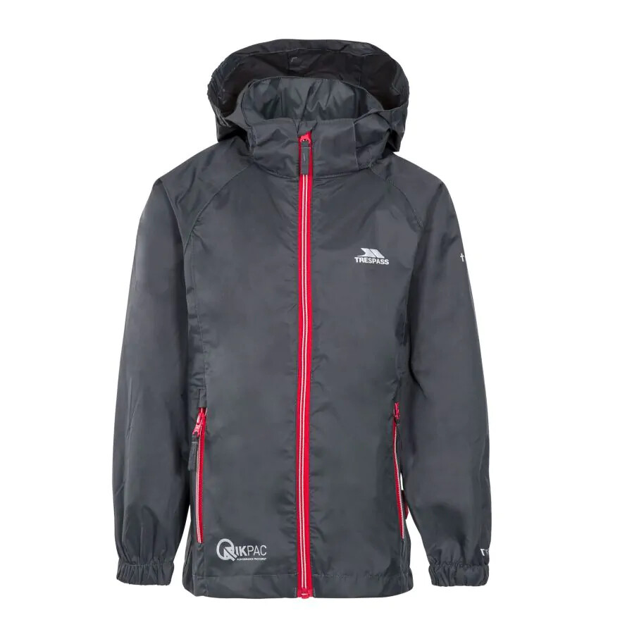 Children's waterproof jacket Trespass QIKPAC X