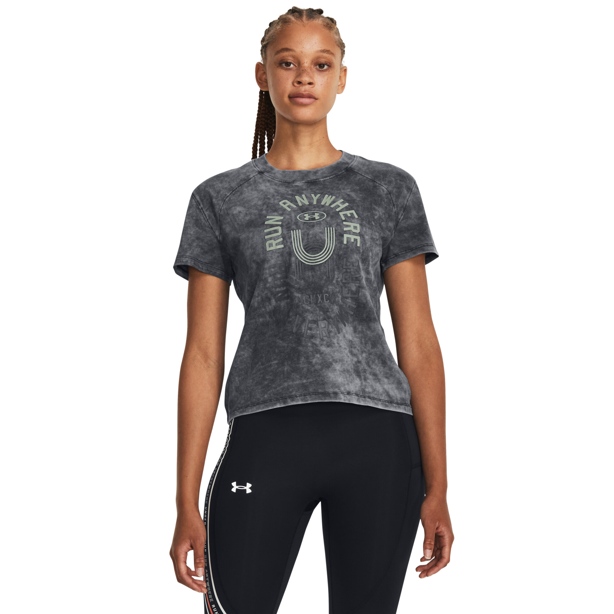 Women's Running Shirt Under Armour Run Everywhere Graphic SS