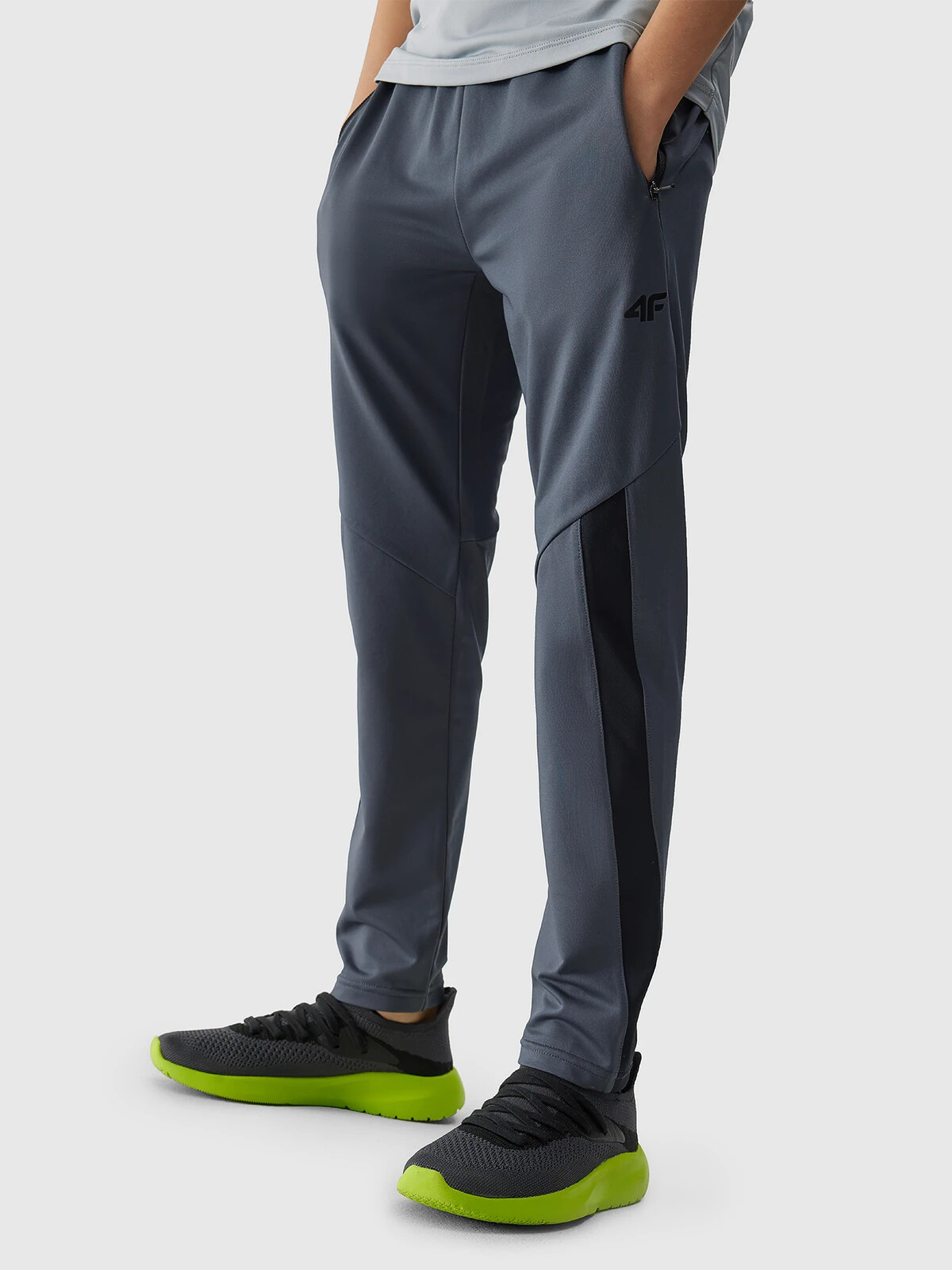 Boys&#039; Sports Trousers 4F - Grey