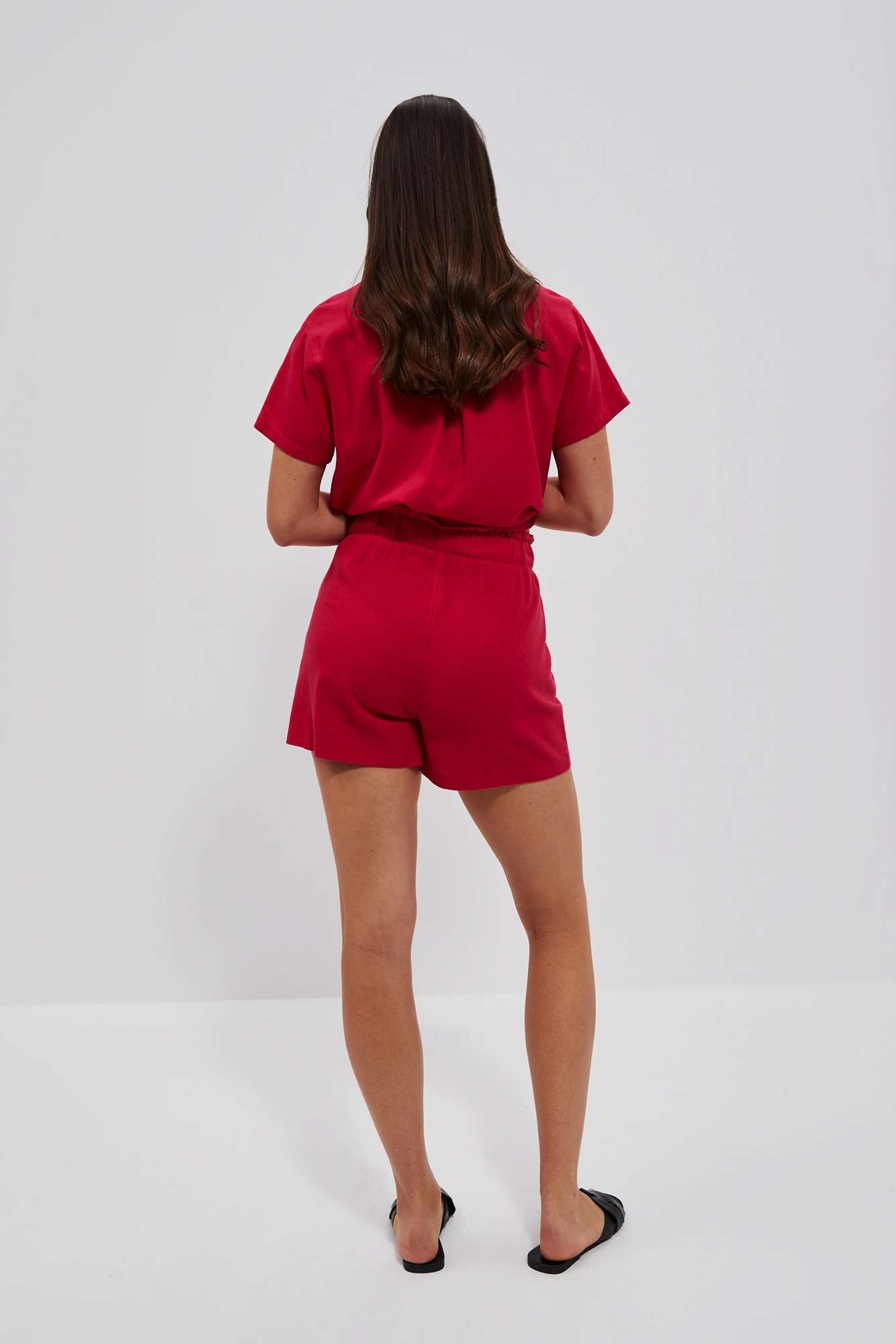 Marisse Women's Shorts L-Sh-4012 Strawberry