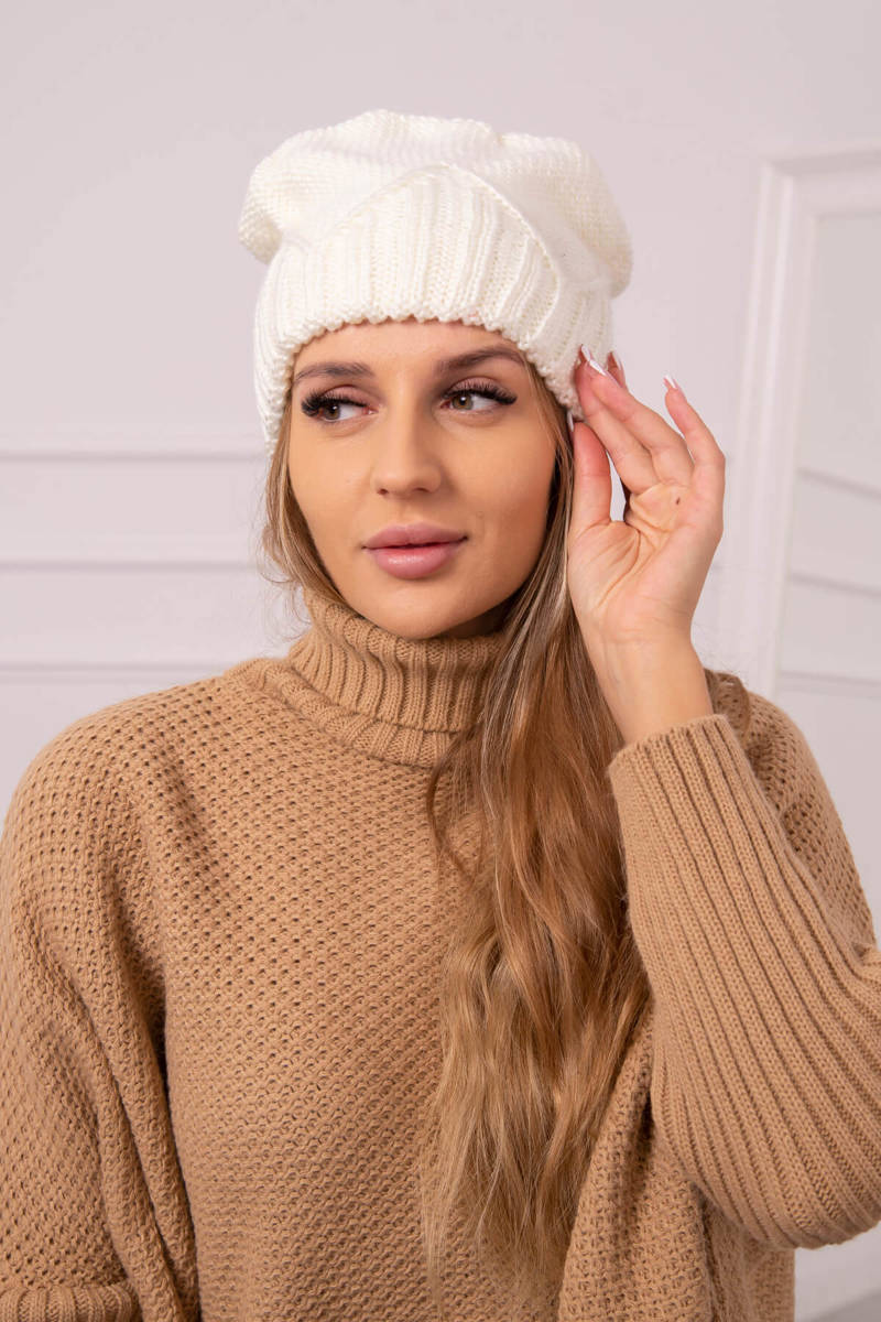 Ladies beanie Liliana K375 ecru