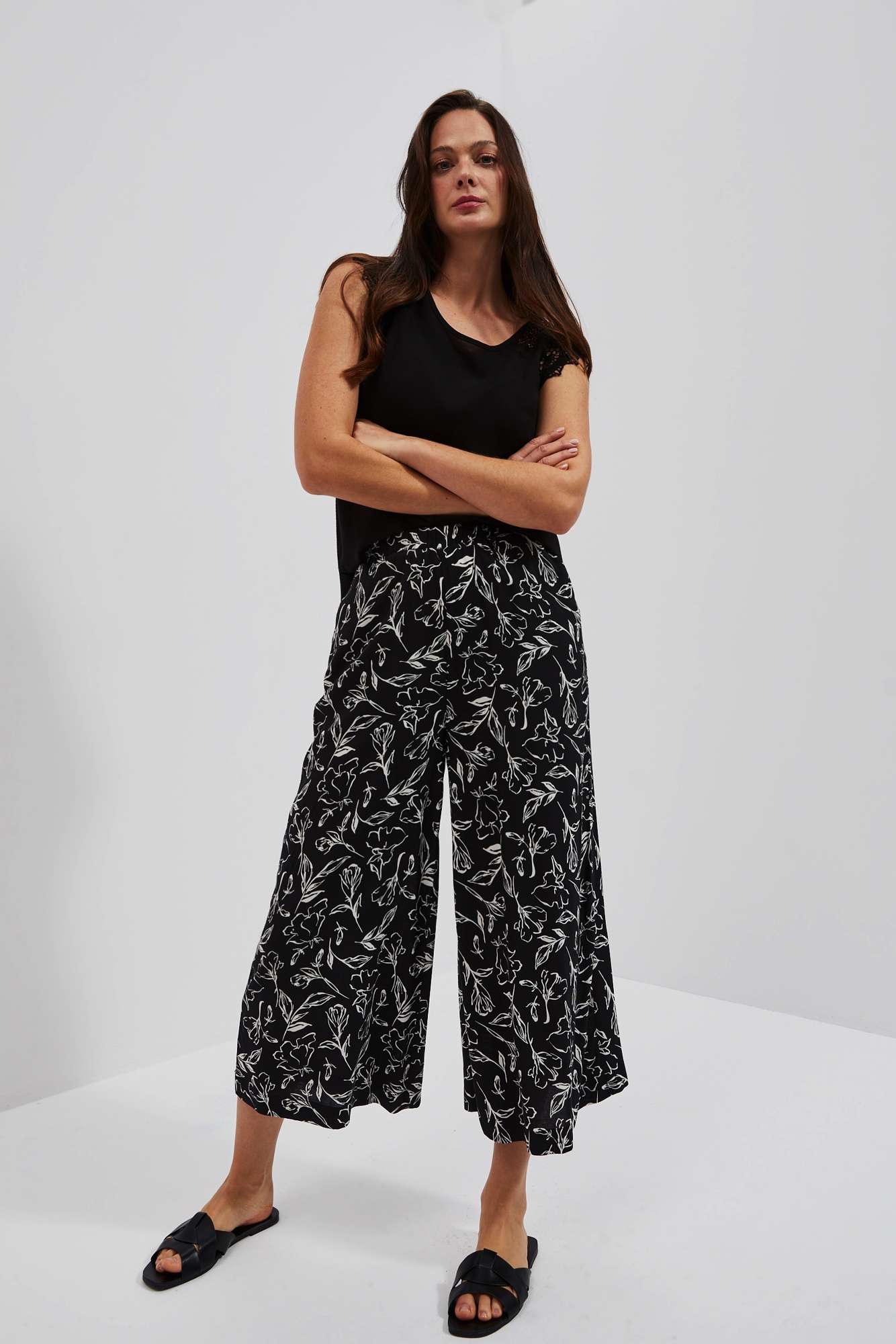 WOMEN'S SHIRT L-KO-4031 BLACK