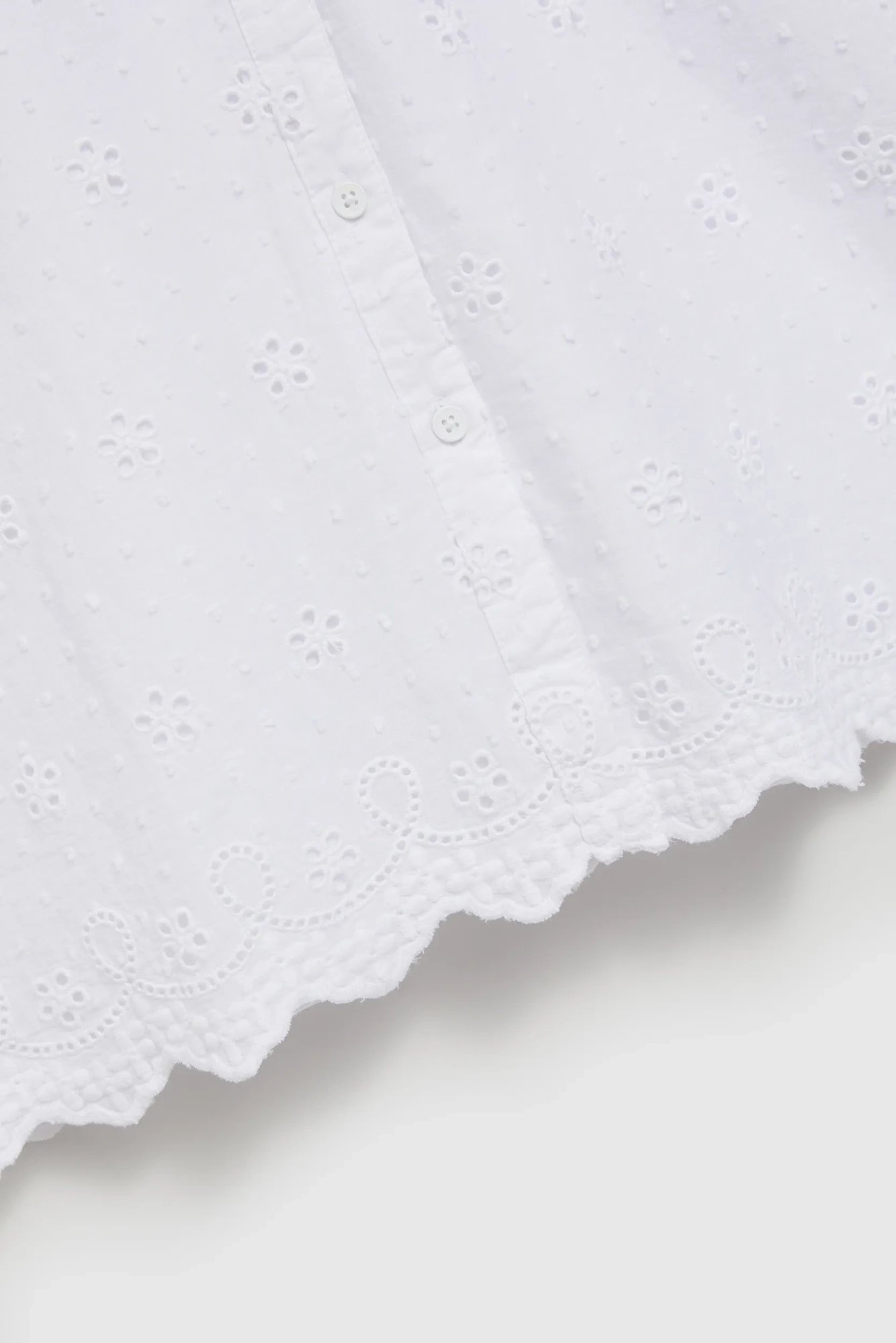 Women's romantic shirt MOODO - white